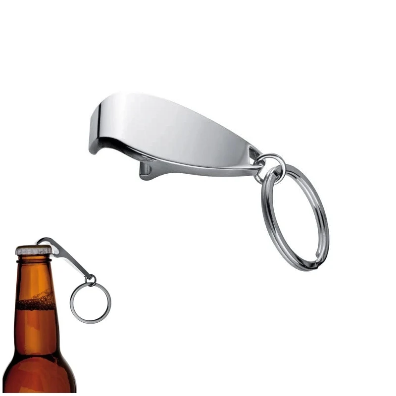 Zinc Alloy Bottle Opener with Key Chain 1