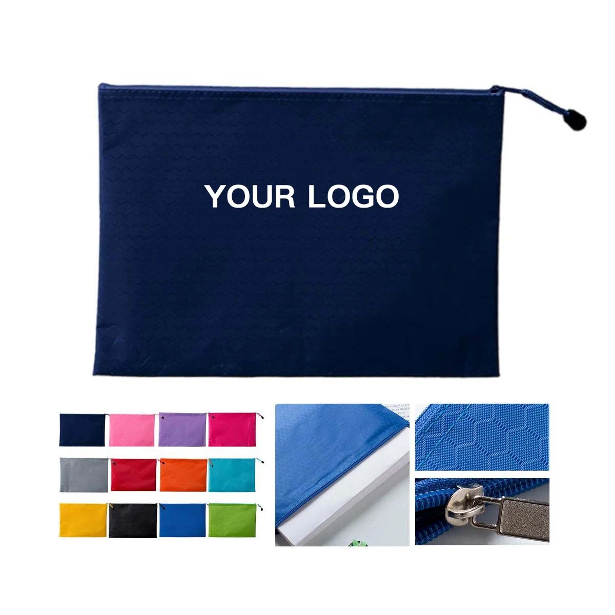 Oxford Fabric File Organizer with Zipper Closure 1