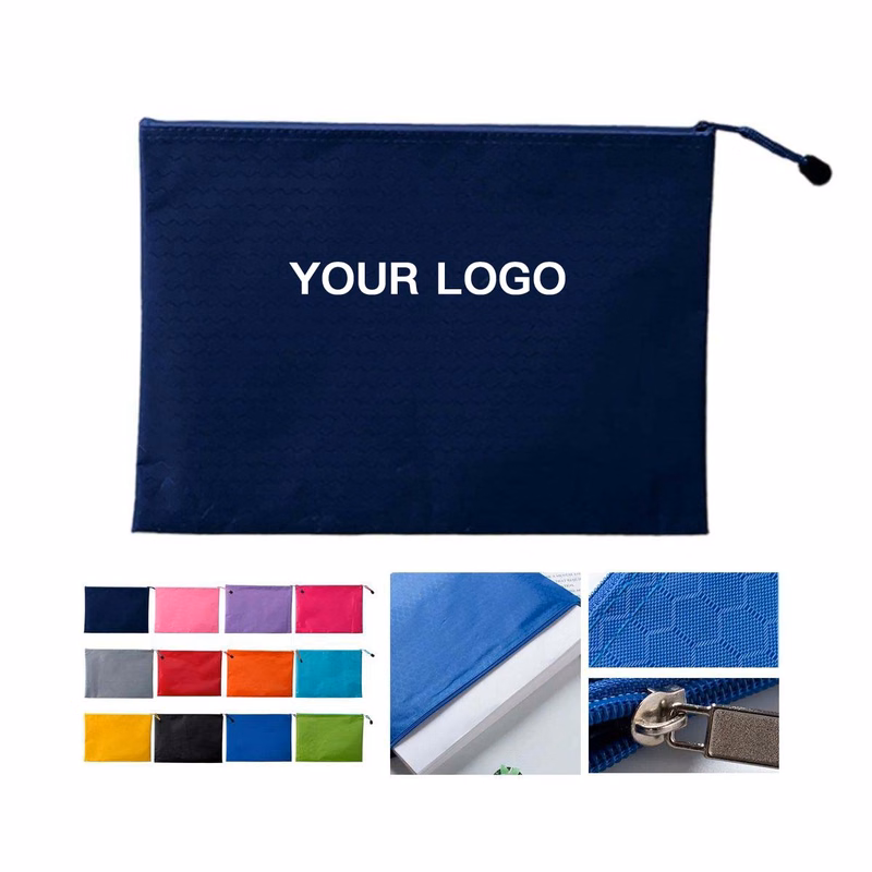 Oxford Fabric File Organizer with Zipper Closure