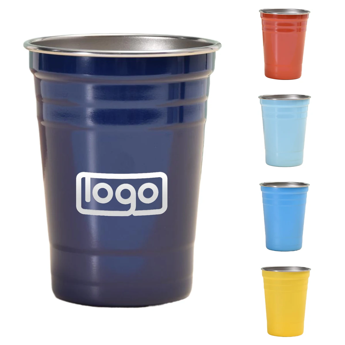 16oz Stainless Steel Colored Beer Mug 1
