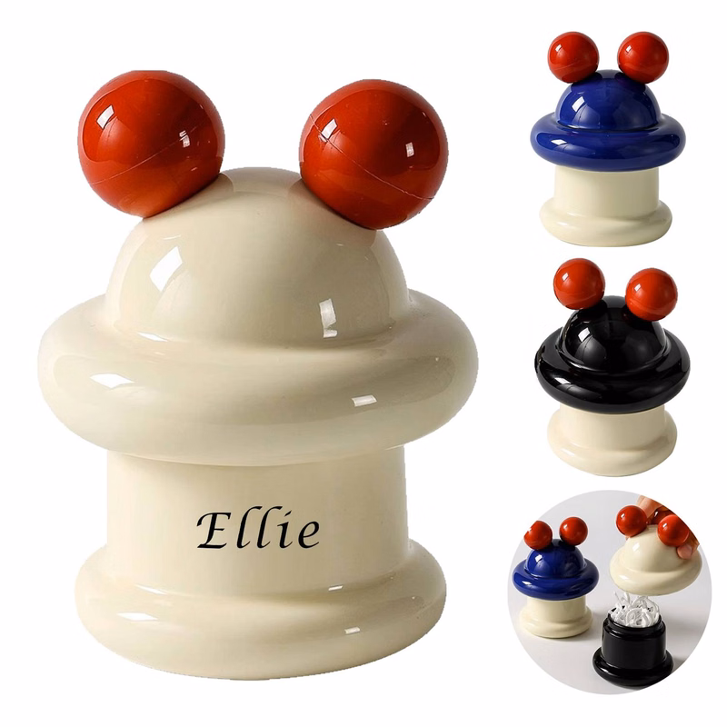 Porcelain Cotton Swabs Holder Organizer