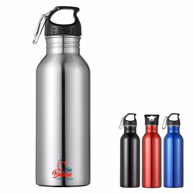 Stainless Steel Sports Bottle With Carabiner