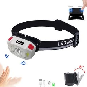 White Sensitive Head Flashlight 1