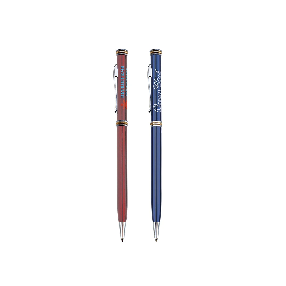 Metallic Ballpoint Twist Pen - Colors 1