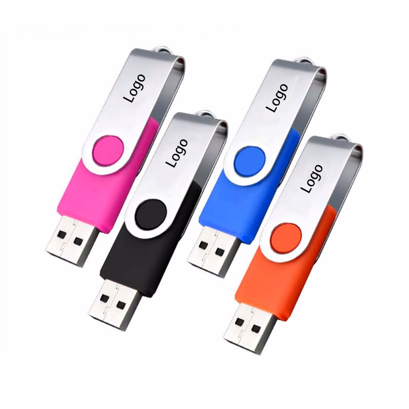 Rotary Telescopic Metal USB Flash Drive