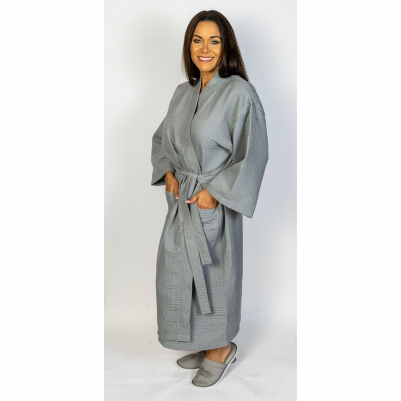 Kimono Basic Waffle, Grey