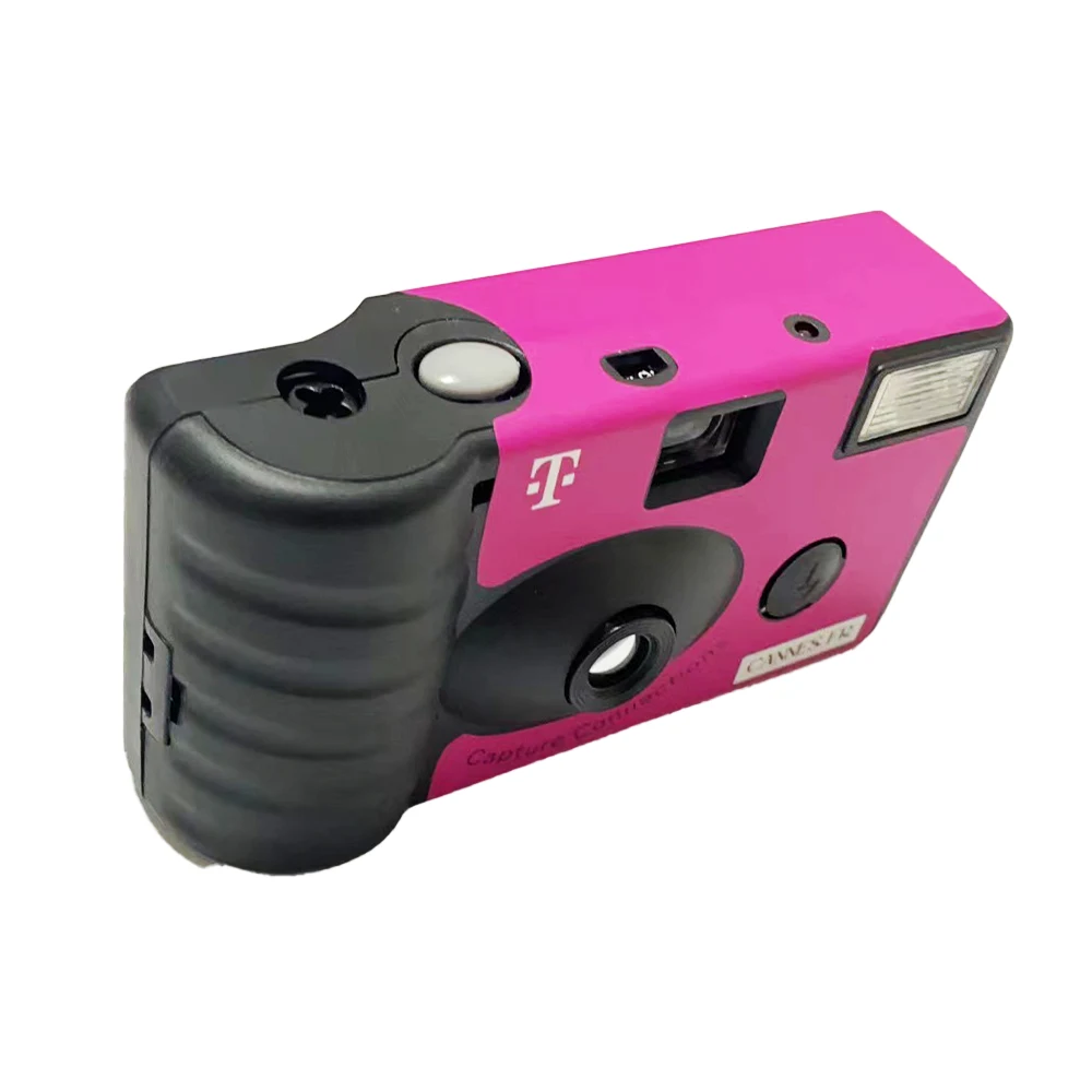 Magenta Snap Disposable Film Camera 1