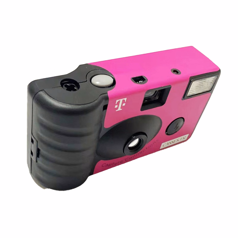 Magenta Snap Disposable Film Camera