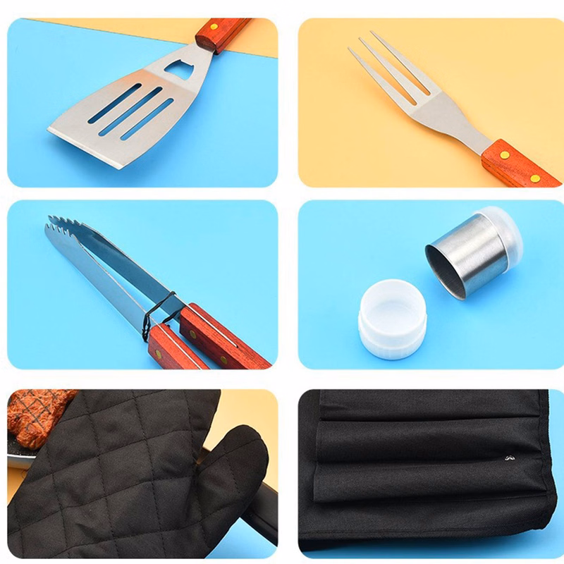 BBQ Now Apron and Barbecue Tool Set