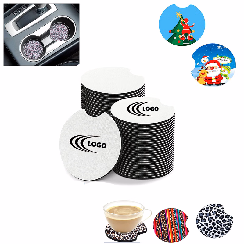 Chloroprene Rubber Sublimation Blank Cup Coasters