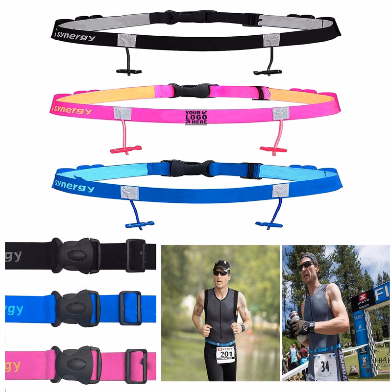 Synergy Running Triathlon Race Day Number Belt