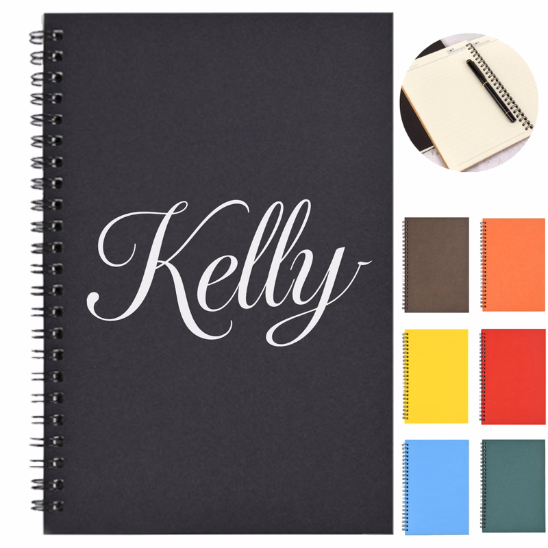 A5 Eco-Friendly Brown Paper Spiral Notebook