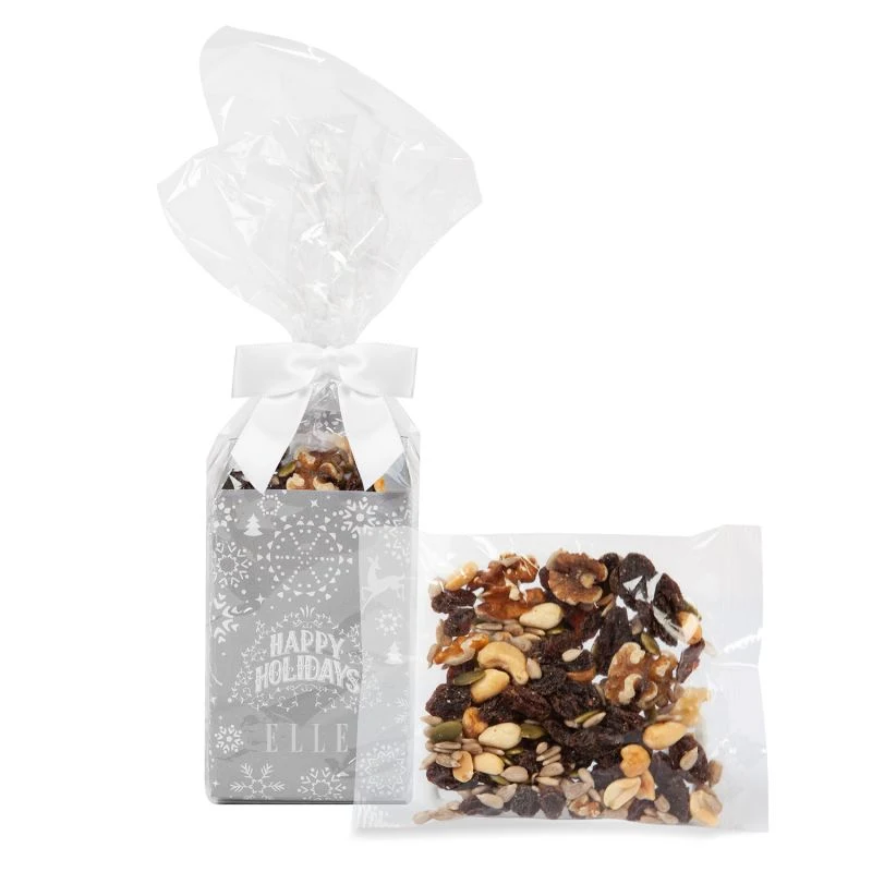 Holiday Gift Tote with Raisin Nut Trail Mix 1