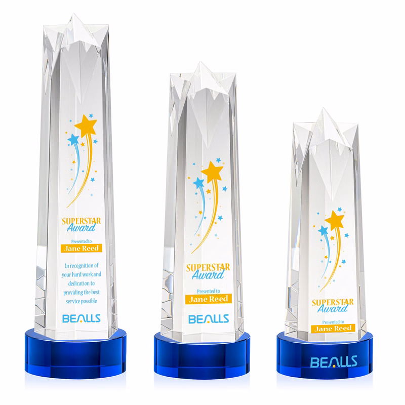 Ellesmere VividPrint™ Award on Stanrich - Blue
