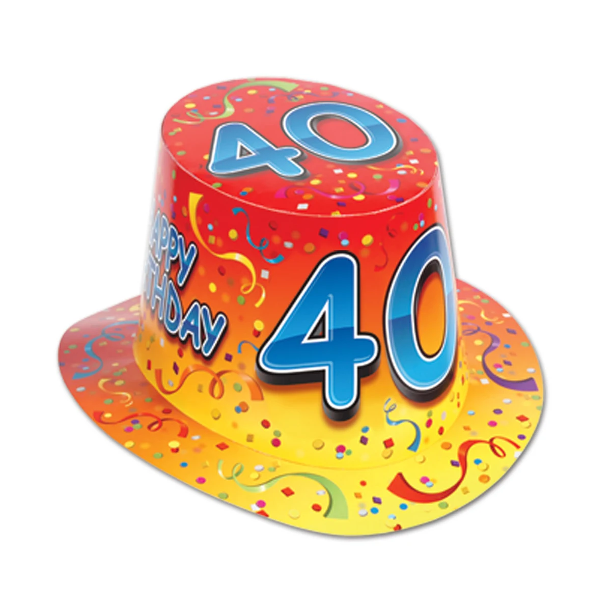 Happy "40" Birthday Hi-Hat 1