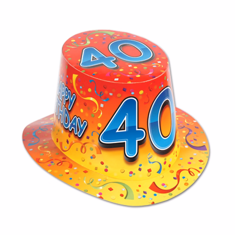 Happy "40" Birthday Hi-Hat