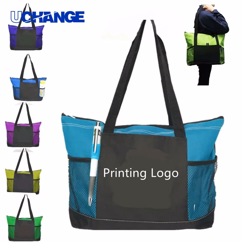 Feather Flight Zippered Tote Bag Lightweight Carry for Daily Use