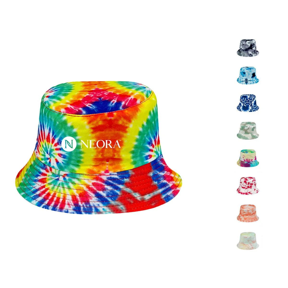Double Sided Tie-dye Fishing Hat 1