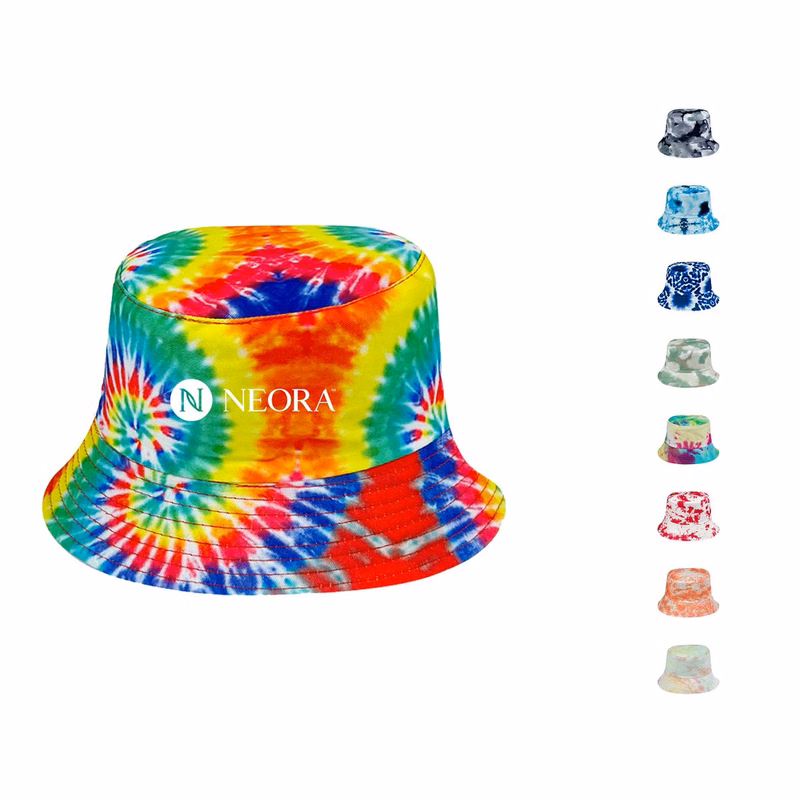Double Sided Tie-dye Fishing Hat
