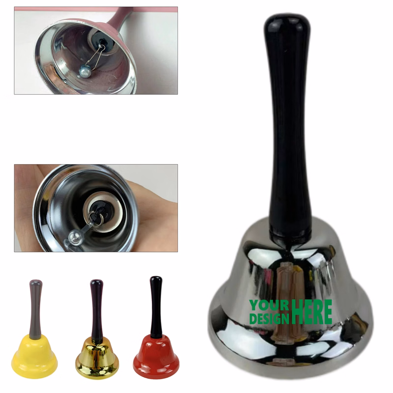 Metallic Hand-Operated Bell