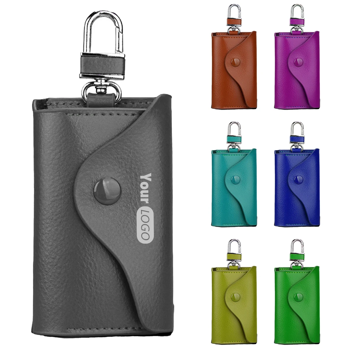 Leather Portable Universal Key Bag 1