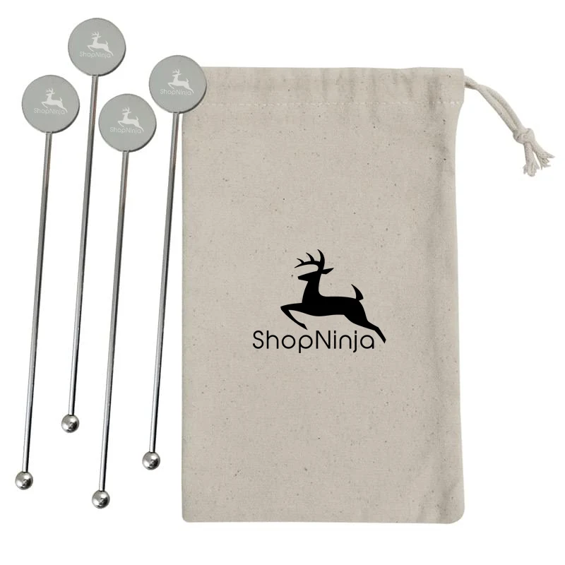 Stainless Steel Cocktail Stirrers Set 1