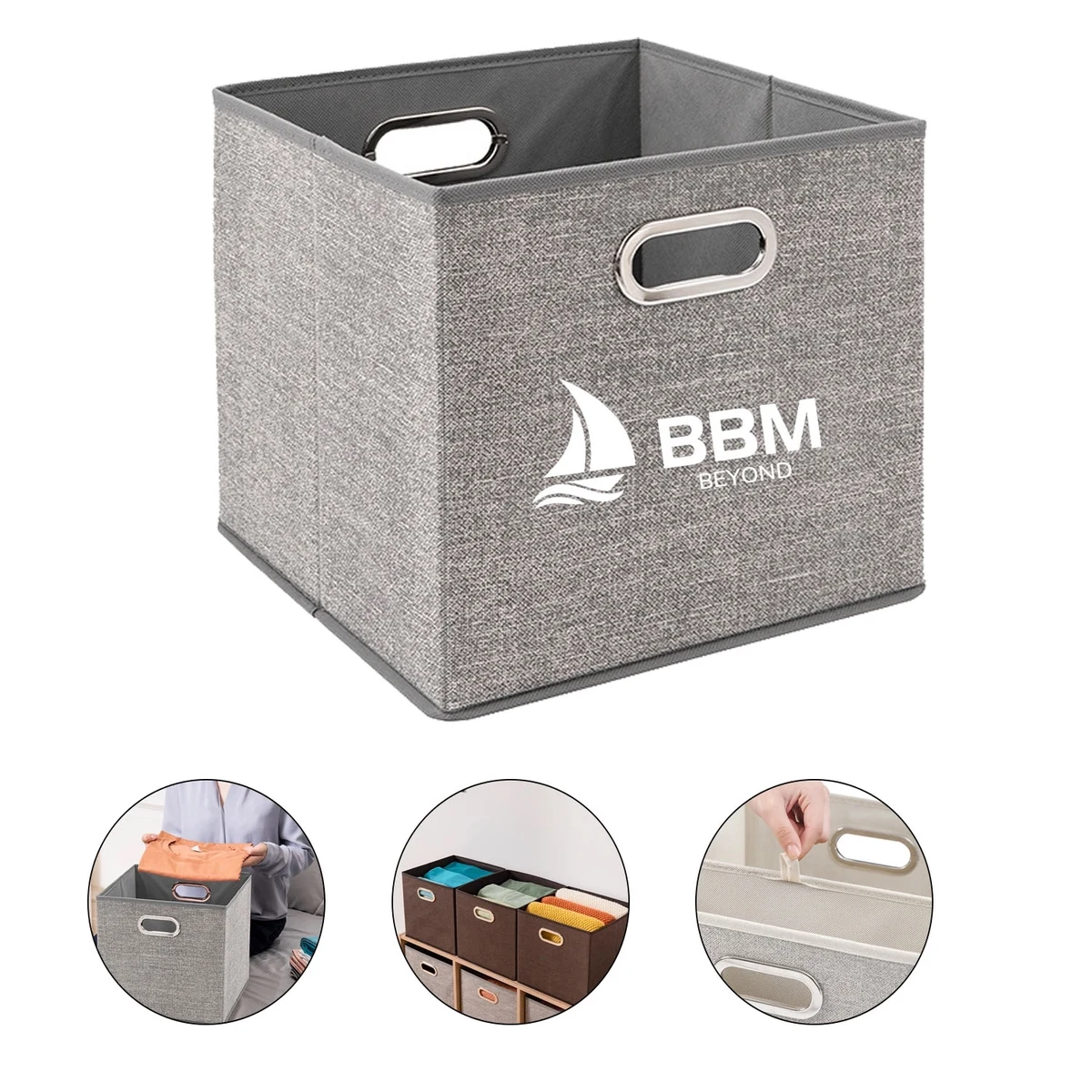 Fabric Metal Buckle Storage Box 1