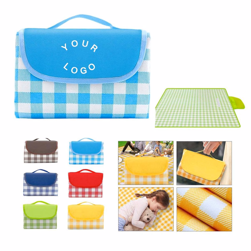 Foldable Picnic Blanket with Oxford Fabric and PVC Layer