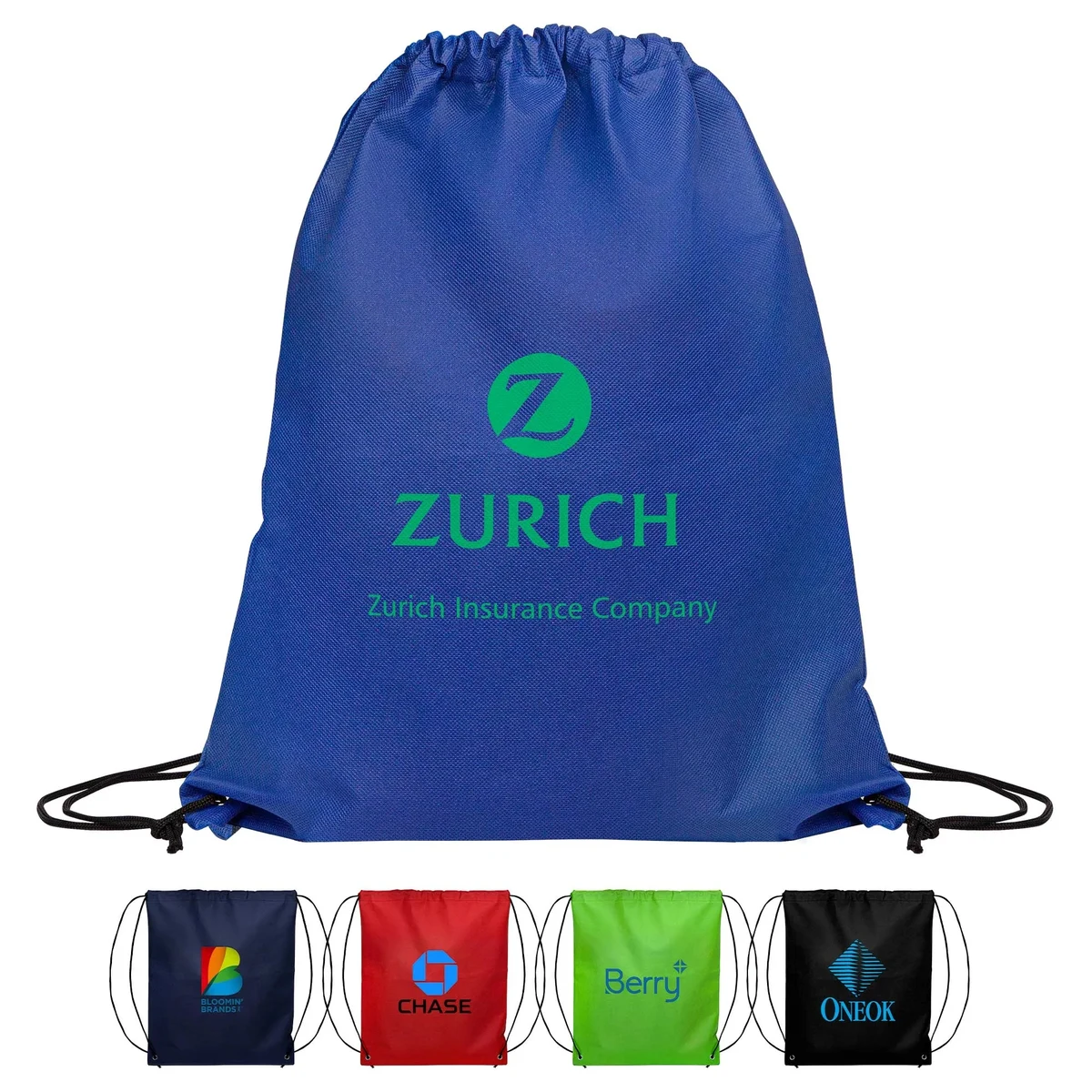 14.5 x 17.5 Eco-Friendly 80GSM Non-Woven Drawstring Backpack 1