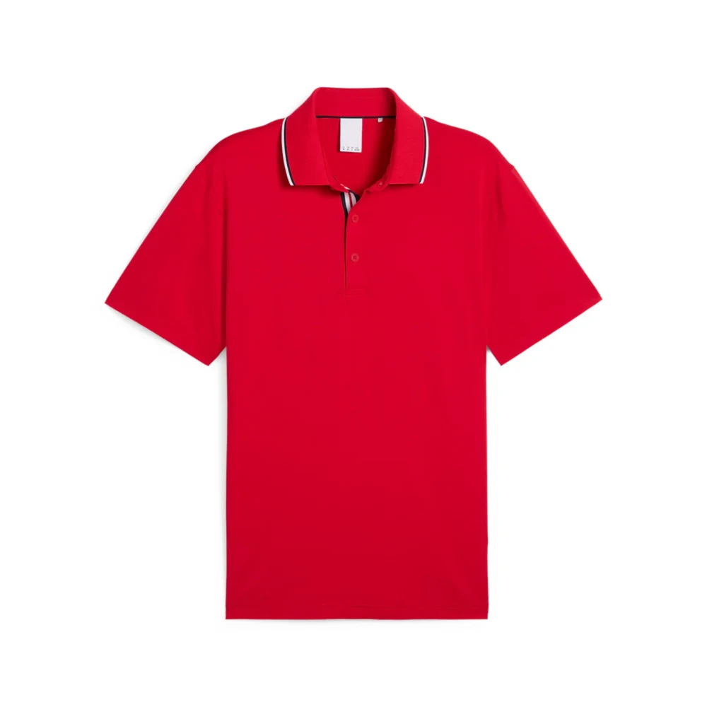 PUMA® Men's Volition Tipped UPF 40 Golf Polo with Custom Logo 1