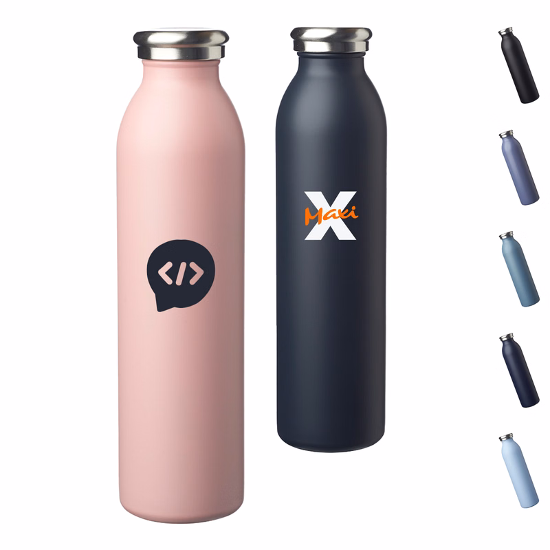 20 oz. Vacuum Insulated Matte Stainless Steel Water Bottles