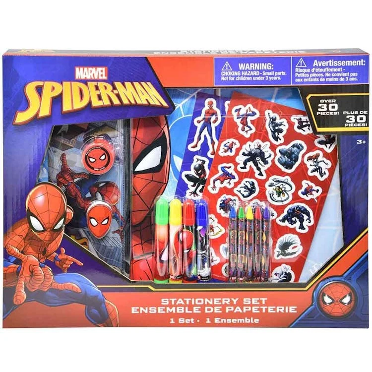 Spiderman Stationary Art Set 14.7" x 1.25" x 11" 1