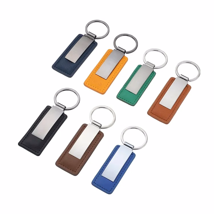 PU leather keychain pendant