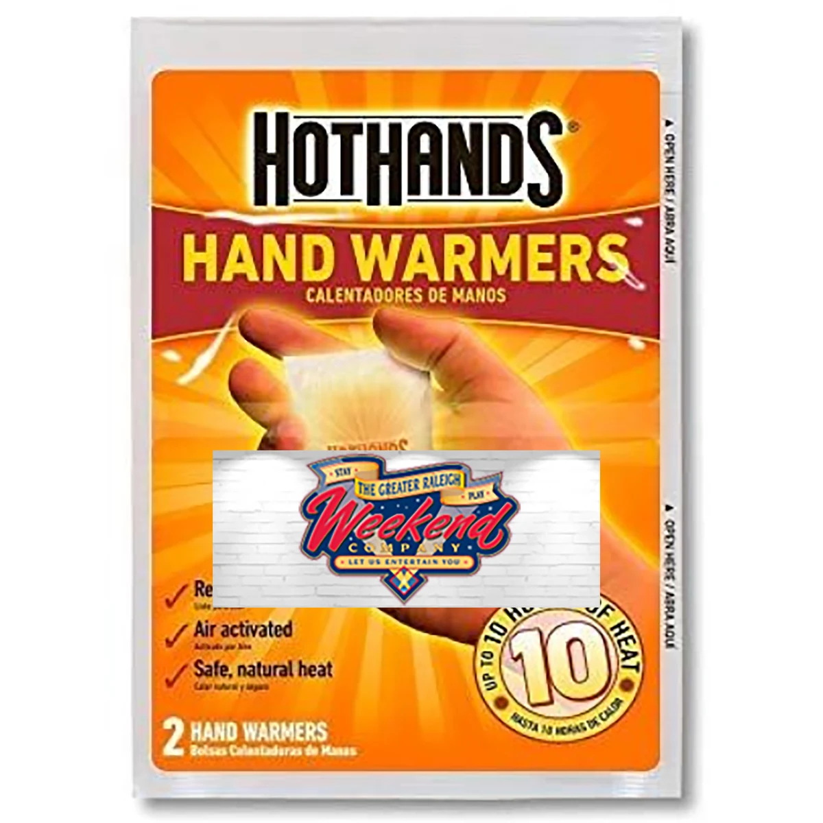 Hand Warmers with Custom Label 1