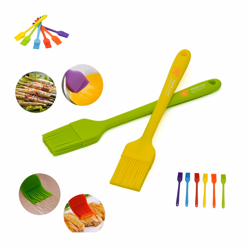 MOQ 100 Non-Stick Silicone Basting Brush for Baking and BBQ
