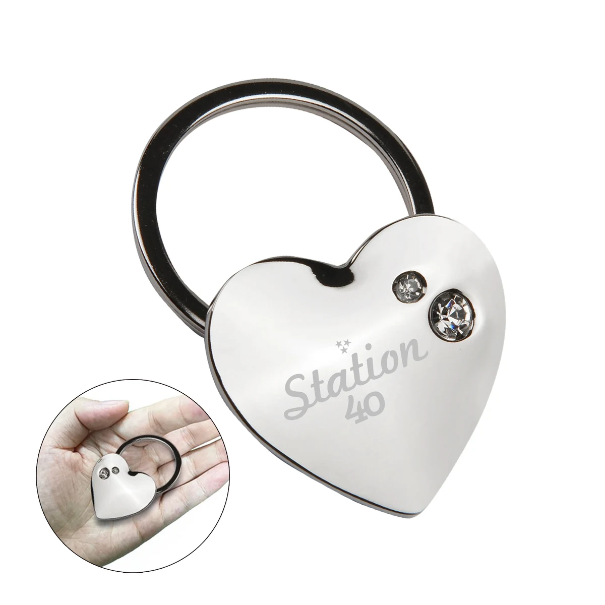 Heart Key Tag (Key Chain, Keychain, Key chains) 1