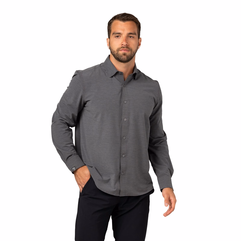 Storm Creek Men's Prodigy Soft Poly/Cotton Blend Button Down