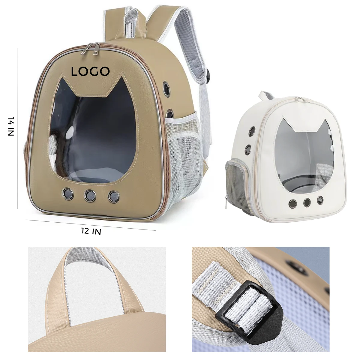 MOQ 10 PCS Stylish Breathable Shoulder Cat Bag 1
