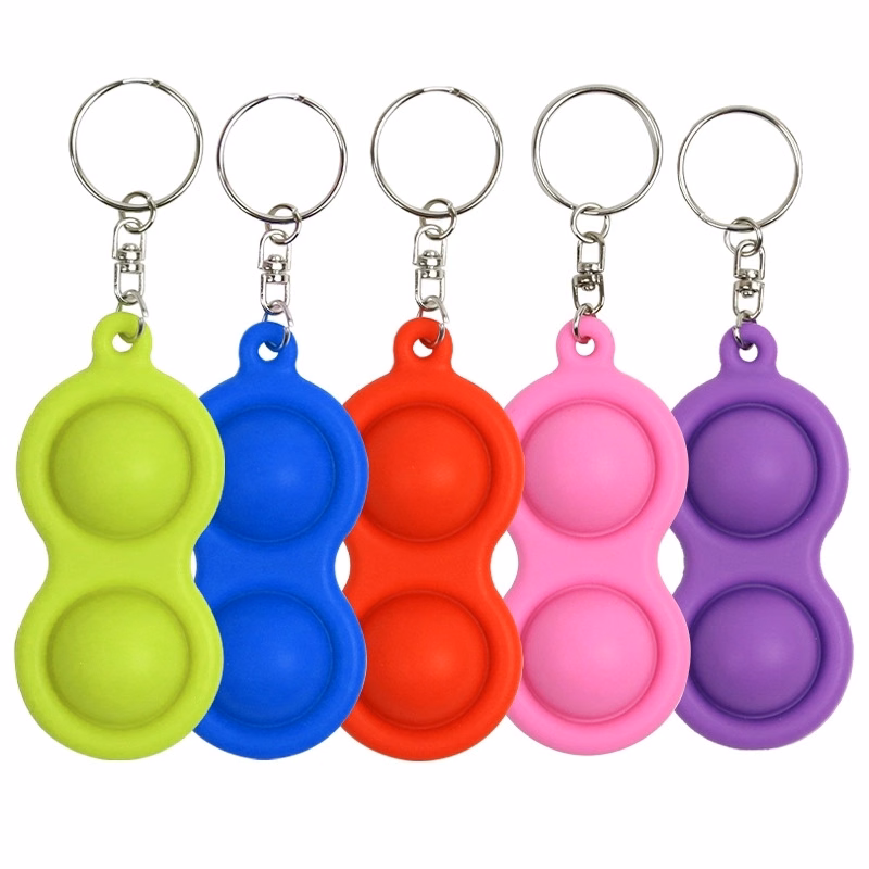 Gourd Shape Stress Reliever Key Chain