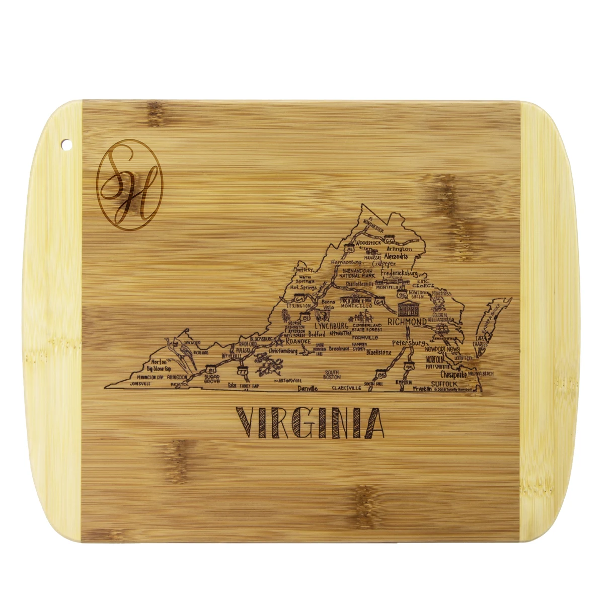 A Slice of Life Virginia Serving & Cutting Board 1