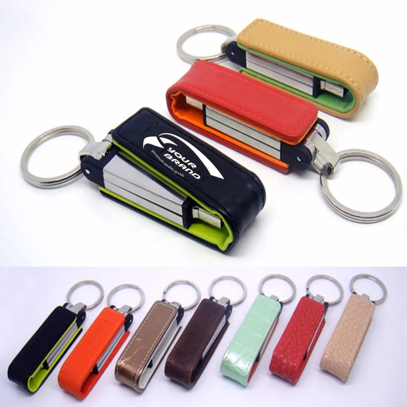 Genuine PU Leather High Speed USB Flash Drive