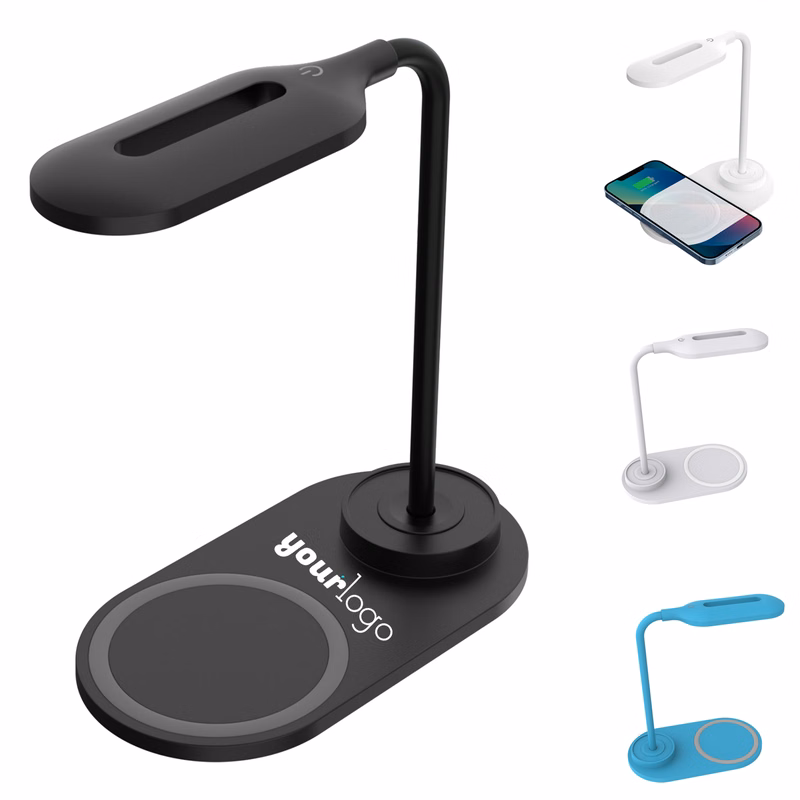 Adjustable LED Desk Lamp & Wireless Charger Combo