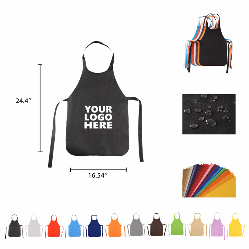 Non-Woven Disposable Apron MOQ 100