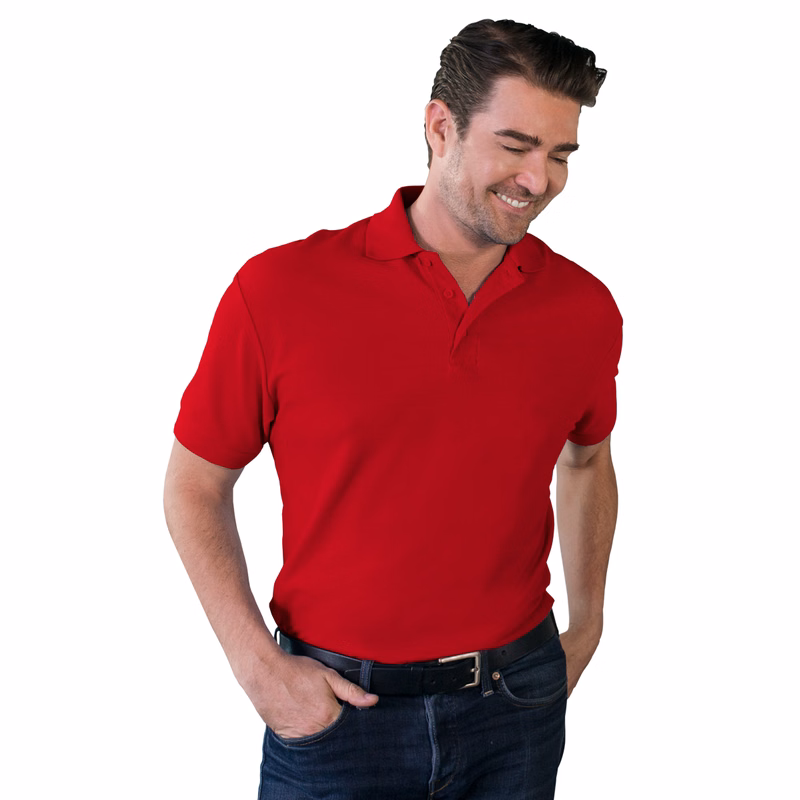 Men's Soft Touch Short-Sleeve Pique Polo