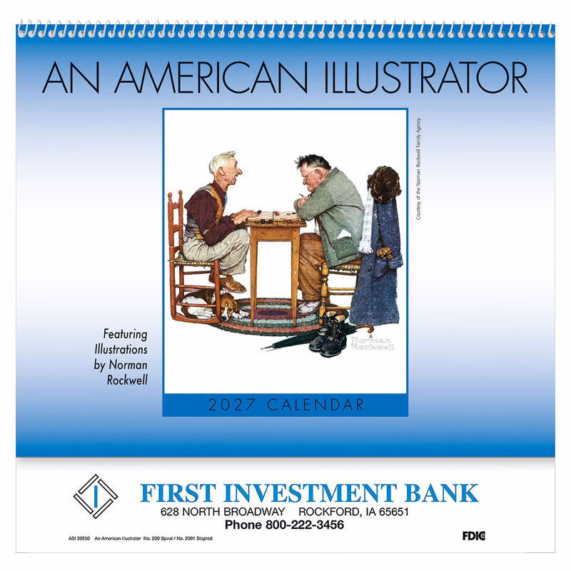 An American Illustrator Wall Calendar: 2027 Spiral Bound