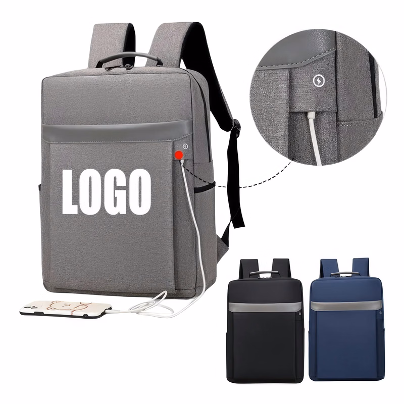 Business Trave School Laptop Backpack with USB Port