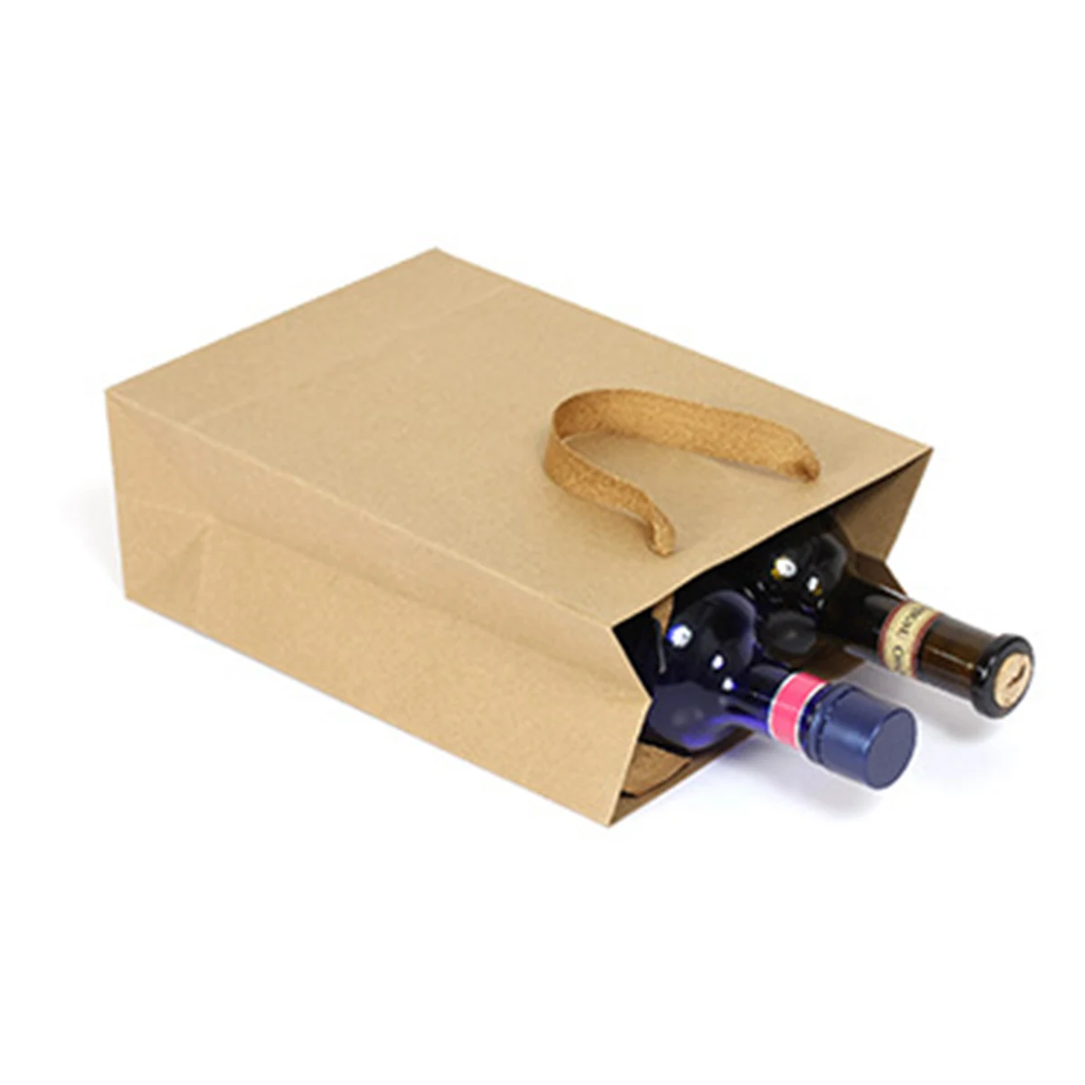 MOQ100 Horizontal - Style Kraft Paper Bag 1