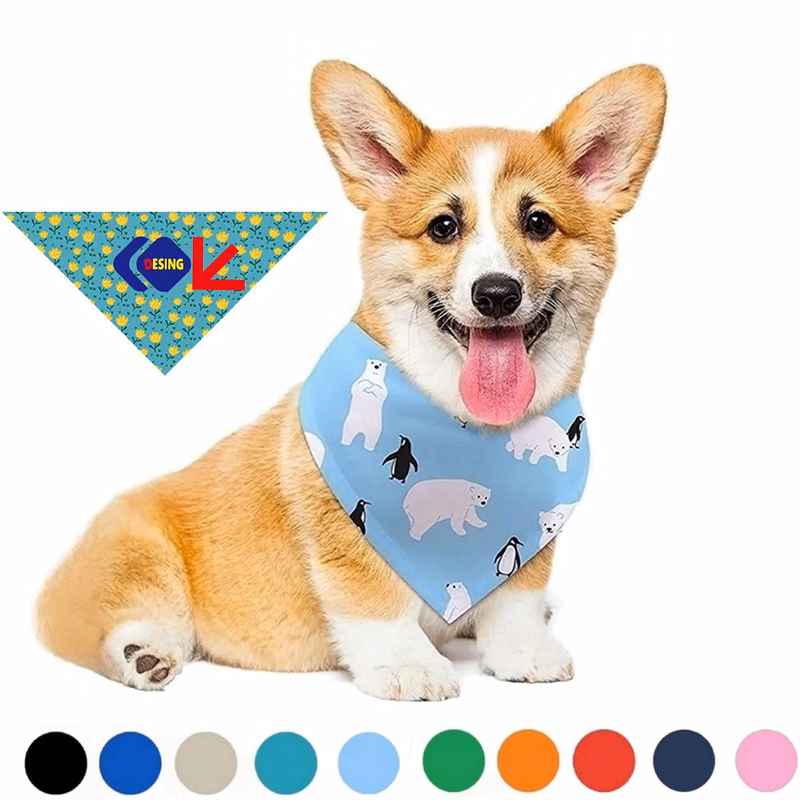 Trendy Triangle Dog Bandana MOQ 20