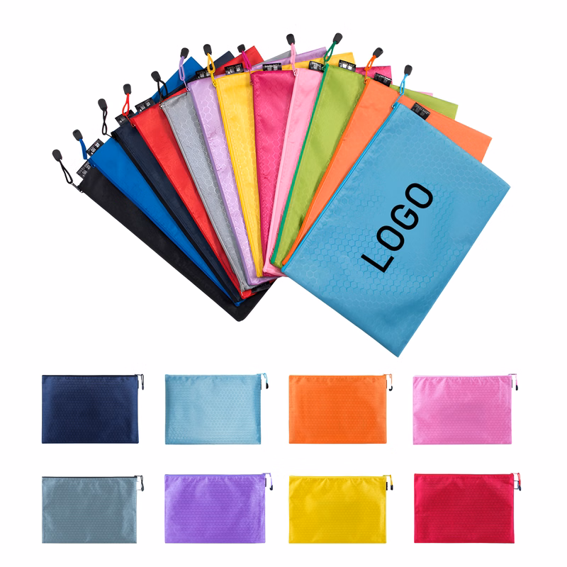 A4 Folder Zipper Storage Bag