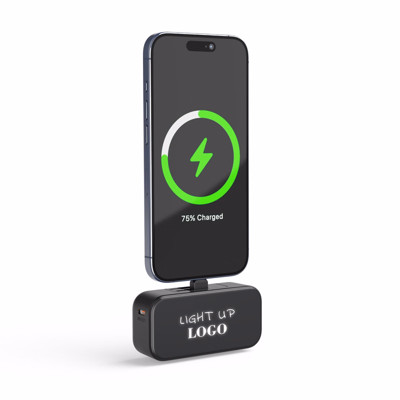 4,500 mAh Light Up Logo Power Bank